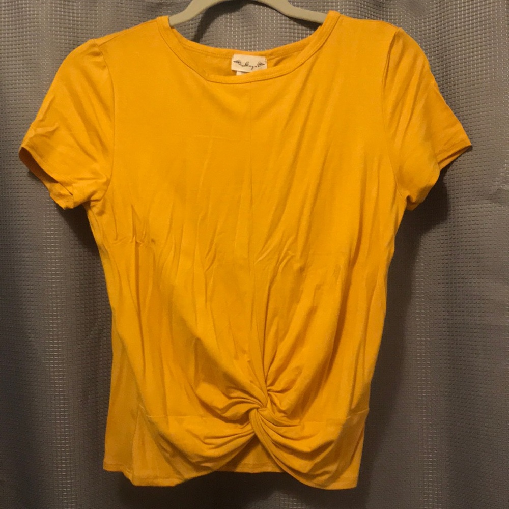 Marshalls - Mustard crop top